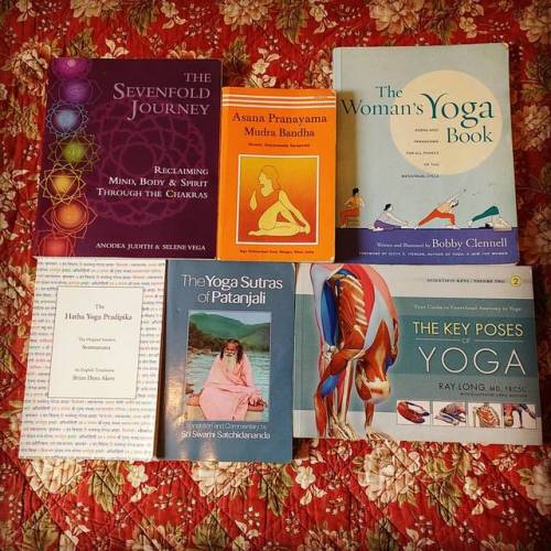 Books I consulted while writing the posture descriptions for the @yogarenegade yoga teacher training