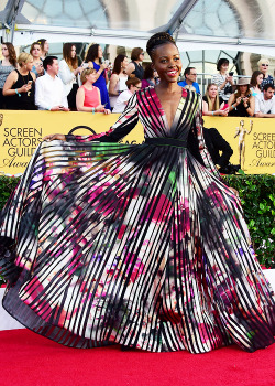 midniwithmaddy:  Actresses of Color -  21st Annual Screen Actors Guild Awards Lupita Nyong’o, Viola Davis, Laverne Cox, Danielle Brooks, Dascha Polanco, Vicky Jeudy, and Uzo Aduba 