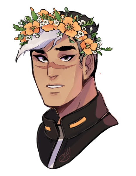 winters-shade:Voltron flower crown stickers, I’m pretty happy with how these turned out, maybe I’ll 