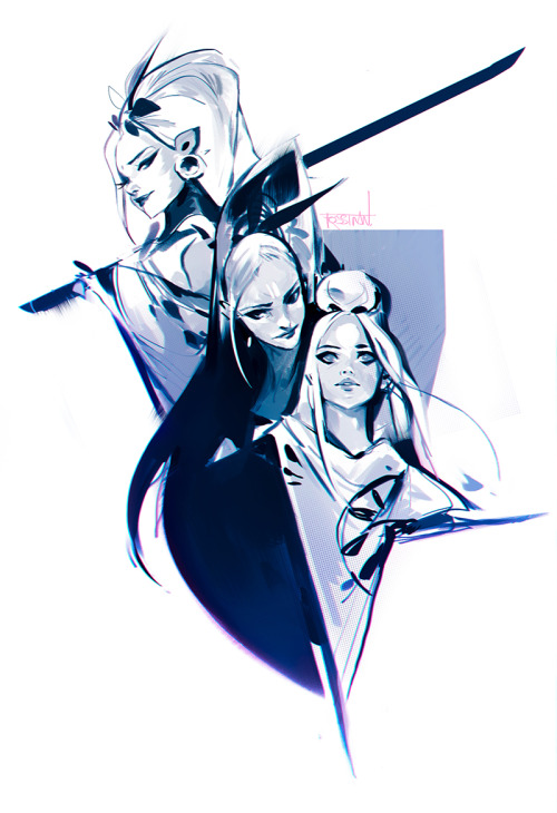 rossdraws:  Sisters :) 