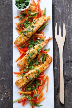 life1nmotion:  Broiled Teriyaki Salmon 