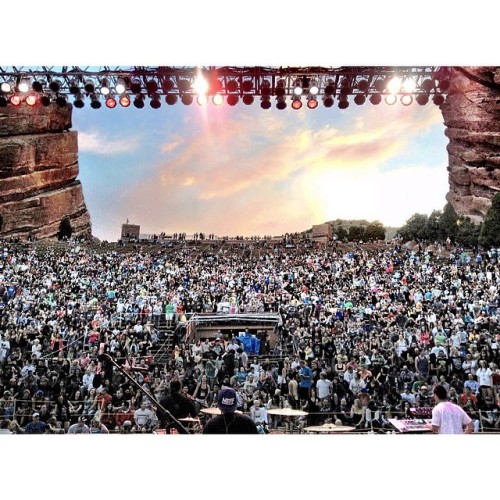 Denver! Stoked to be back at Red Rocks for this... Iration