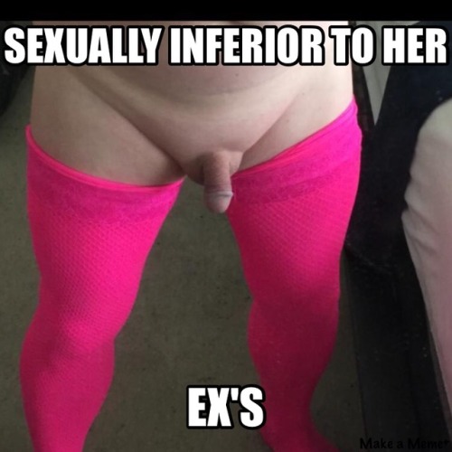 inferiorbetasissy:My wife has always told me that i have the tiniest and most unmanliest looking los
