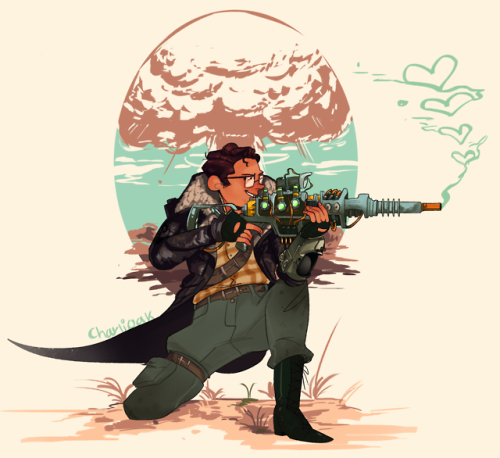 charlioak: masper, my sole survivor, giving everyone affection (high levels of radiation) also 