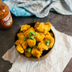 vegan-yums:  Popcorn tofu / Recipe  