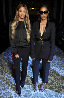 dailyactress:  Ciara and Kelly Rowland attend