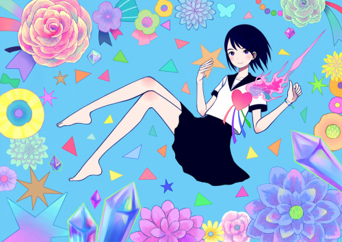 riba-ta: クラウドファンディングサービス「MUNEATSU」様のクリエイターコラボ企画のプロモーションイラストを描かせて頂きました。こちらでグッズ企画も展開しておりますのでどうぞ宜しくお願い致