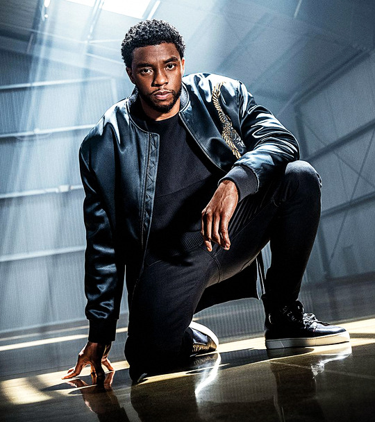 theavengers: Chadwick Boseman photographed by Mark Mann for CNET