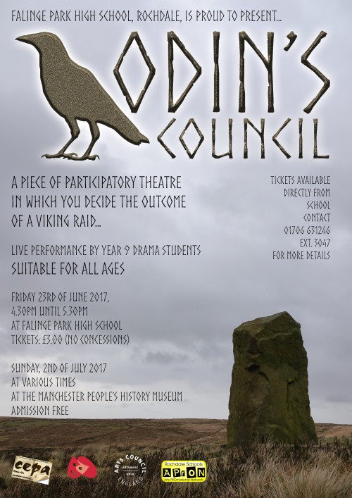 ‘Odin’s Council’ Participatory Theatre Performance, two dates set so far, Feb 2017