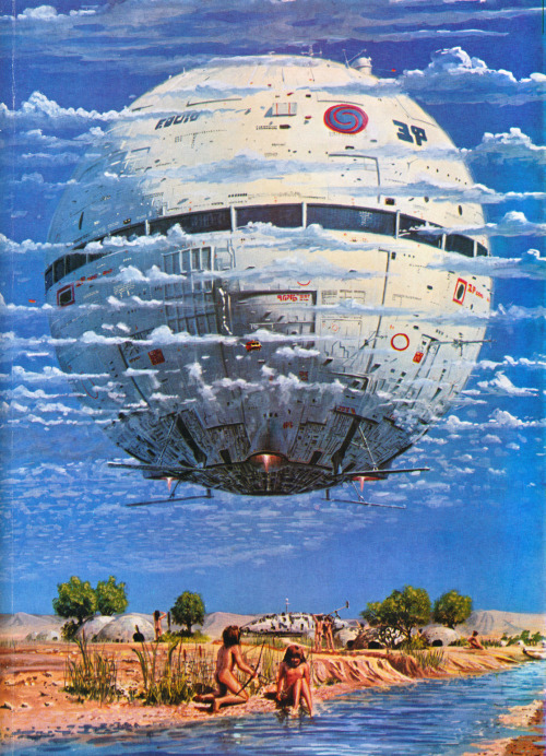 martinlkennedy:Painting by Peter Elson. Image from the book The Fantastic Planet (1980)