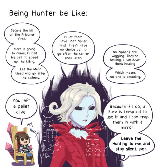 I don’t like being Hunter. Needs more braincells.