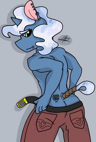 crunchybuttnsfw:Pokie Pierce, either trying to put on a pair of tight skinny jeans,