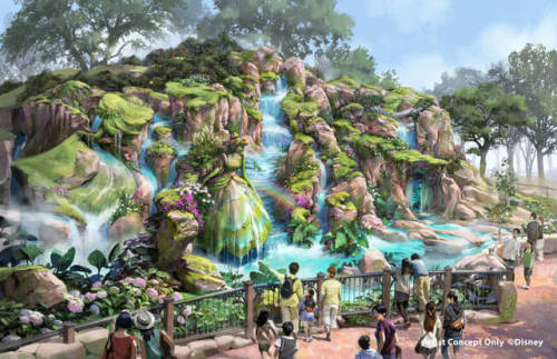 disney-universes:Day and Night concept pieces for the entrance of the Tokyo DisneySea expansion whic
