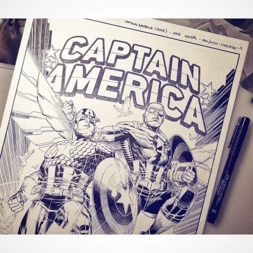 Steven & Samuel (2021) .#SteveRogers #SamWilson #CaptainAmerica #MarvelComics #Marvel #Comics 