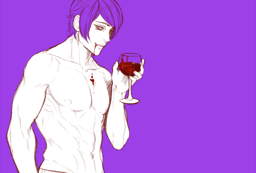 kumaruki:   For some reason I do enjoy drawing TG boys shirtless  ( ˘//⌣//˘  )   