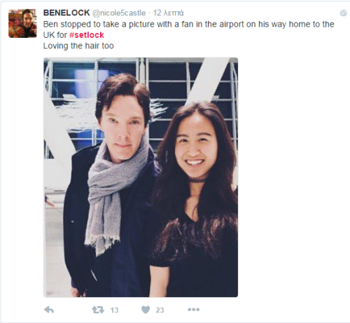 xistentialangst:scienceofdeductionfan:Look who’s heading to London for #setlock filming!Curls on the