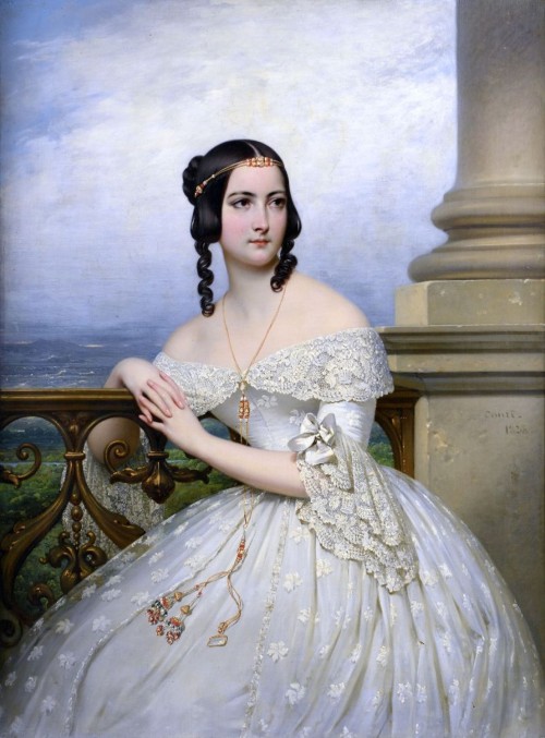 history-of-fashion - 1838 Joseph-Desire Court - Portrait...