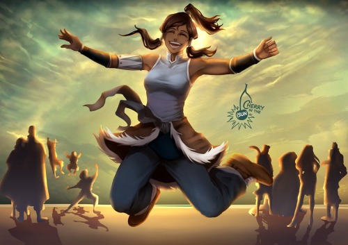 cherryinthesun:  Happy Korra July Artwork  To people that consider helping me on my dream journey:  