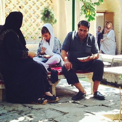 An Iranian family. #kashan #iran http://ift.tt/VHXxvO