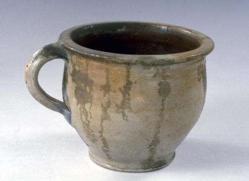 Clay chamber pot (America, c. 1820).Many Americans didn’t have “privies” (outhouses), especial