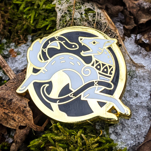 On sale now at Twinowls.ca :) Fera Familiars enamel pins!A portion of all proceeds will go to suppor