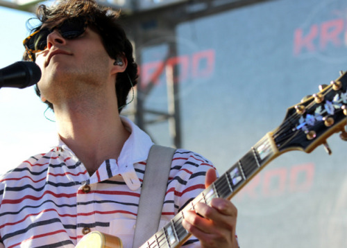 teamvampireweekend:Ezra Koenig at KROQ Party House