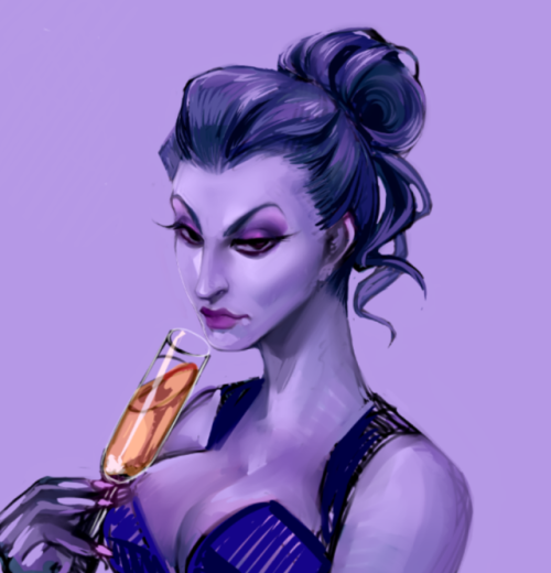 drooliedoan:  Unfinished Widowmaker digital painting I’m never going to finish