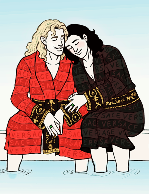 Happy Easter. I don’t know what Lestat and Louis in Versace robes has to do with it, but I offer you