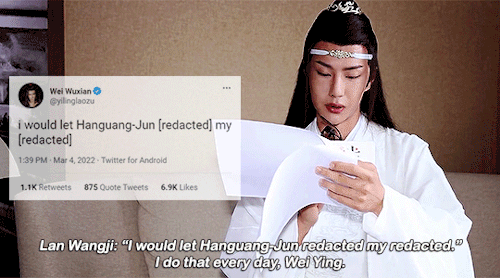 Hanguang-Jun Reads Thirst Tweets