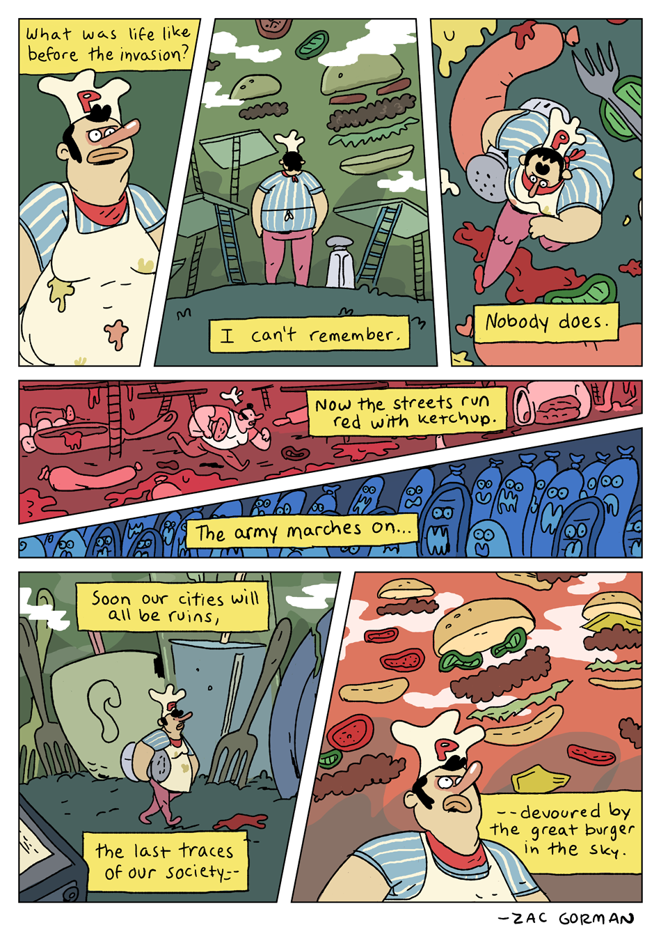 BurgerTime: A gritty re-imagining.