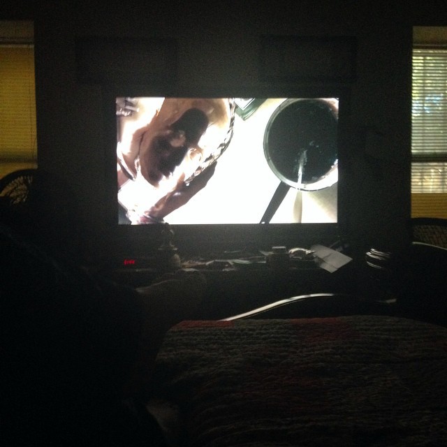 In a room I&rsquo;m not suppose to be in, watching a movie I&rsquo;m not