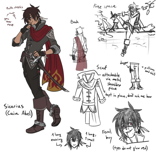 This is what I have been busy with. Very self indulgent OC designs and stuff. Tho a lot of stuff tha