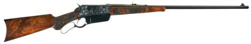 Engraved Winchester Model 1895 lever action rifle by Doug Turnbull.from Rock Island Auctions