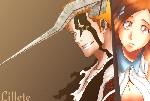 nippon-mangaka: Ichigo &amp; Orihime || Bleach 676.