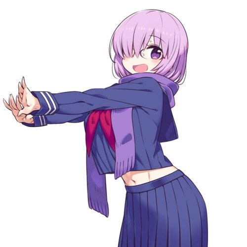 chan_co: &ldquo;マフラーマシュ　#FGO t.co/9WQm4MN1L6&rdquo;