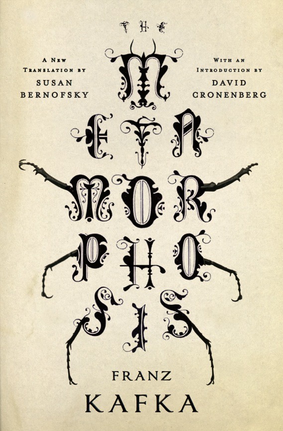typeworship:  The Metamorphosis of type I’m loving this book cover by Jamie Keenan,