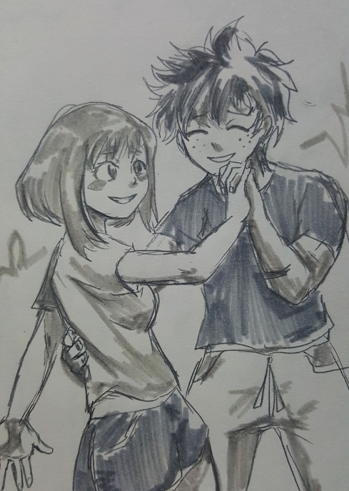 blamedorange:  some old mha doodles !