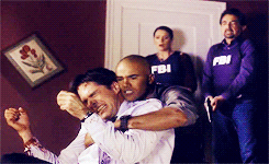 cortexifansquint:  Favorite Hotch &amp; Morgan moments