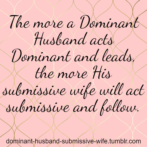 Submissive Wives Tumblr