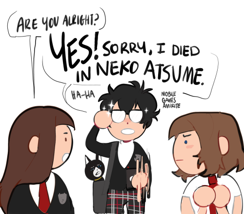 So I’ve been playing persona……………………..