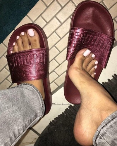 rihanna puma slides tumblr