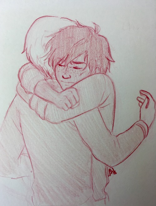 thefandomartchronicles:“Ok. Hello. Um. Have we hugged before? Do we hug?”