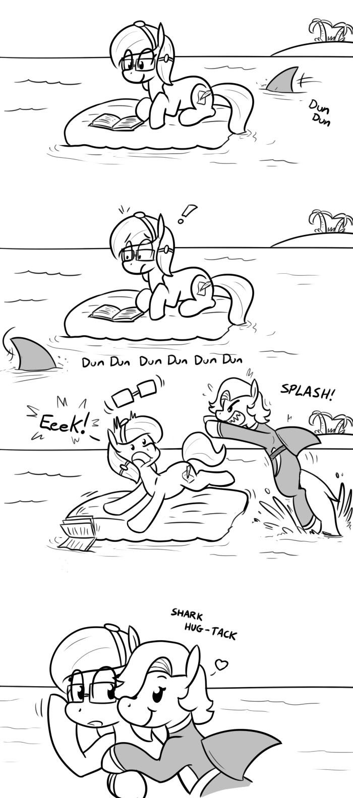 whatsapokemon:SHARK HUGS Better than an actual shark, I’d say.x3