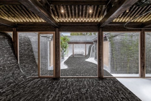 goodwoodwould: Good wood - Beijing based Arch Studio renovated a traditional courtyard house in the 