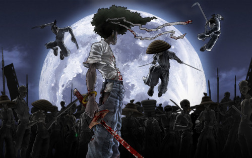 blackertoons: Black History Month (Year 3) | Day 14 | Afro, Afro Samurai Afro, created by manga arti