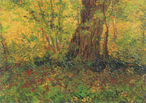 artist-vangogh:  Undergrowth, 1887, Vincent van GoghMedium: oil,canvas
