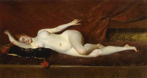 A Study In Curves, 1890, William Merritt Chase