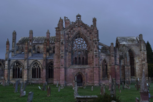 on-misty-mountains:Melrose Abbey