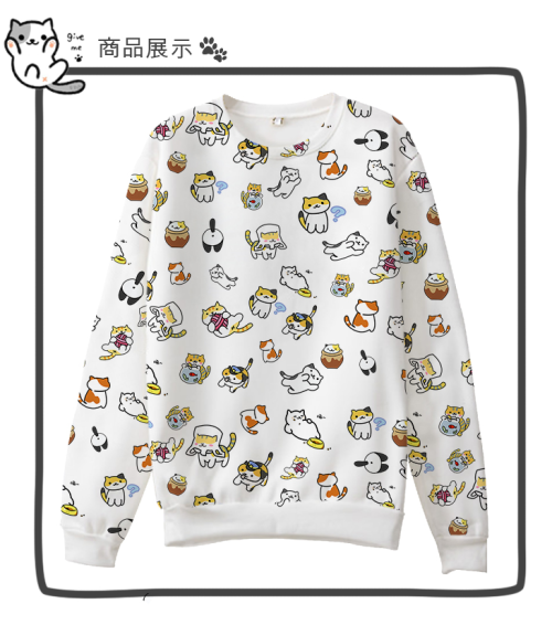 jacklullaby:  Neko atsume merch on taobao! Sweater  /  Jacket T-shirt  /  Purse Phone Charms  /  Fig