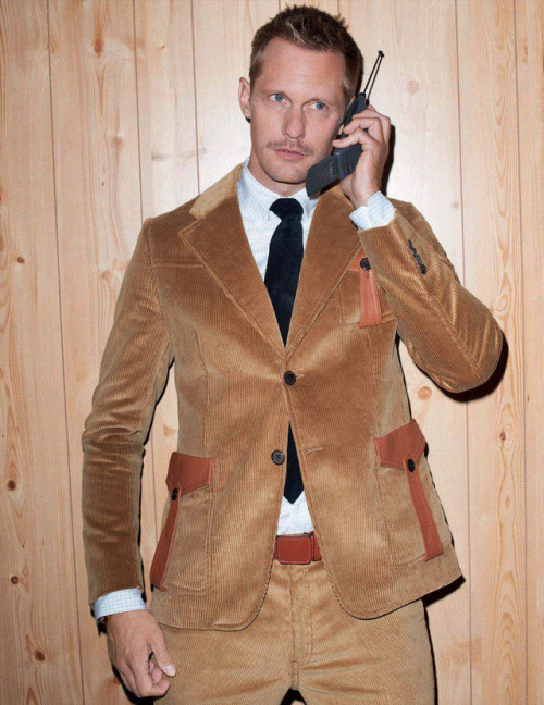 blog-girl-on-film: Alexander Skarsgård by Terry Richardson | GQ Style Germany. Fall-Winter 2017